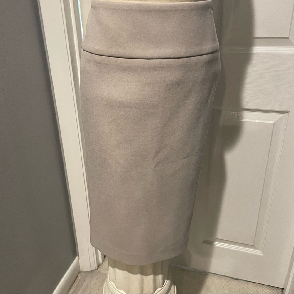 PESERICO SIGN Chic Light Taupe Pencil Skirt S /44
